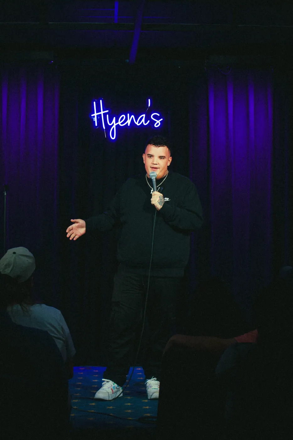 AJ Deleon at Hyena's Comedy Nightclub, Albuquerque