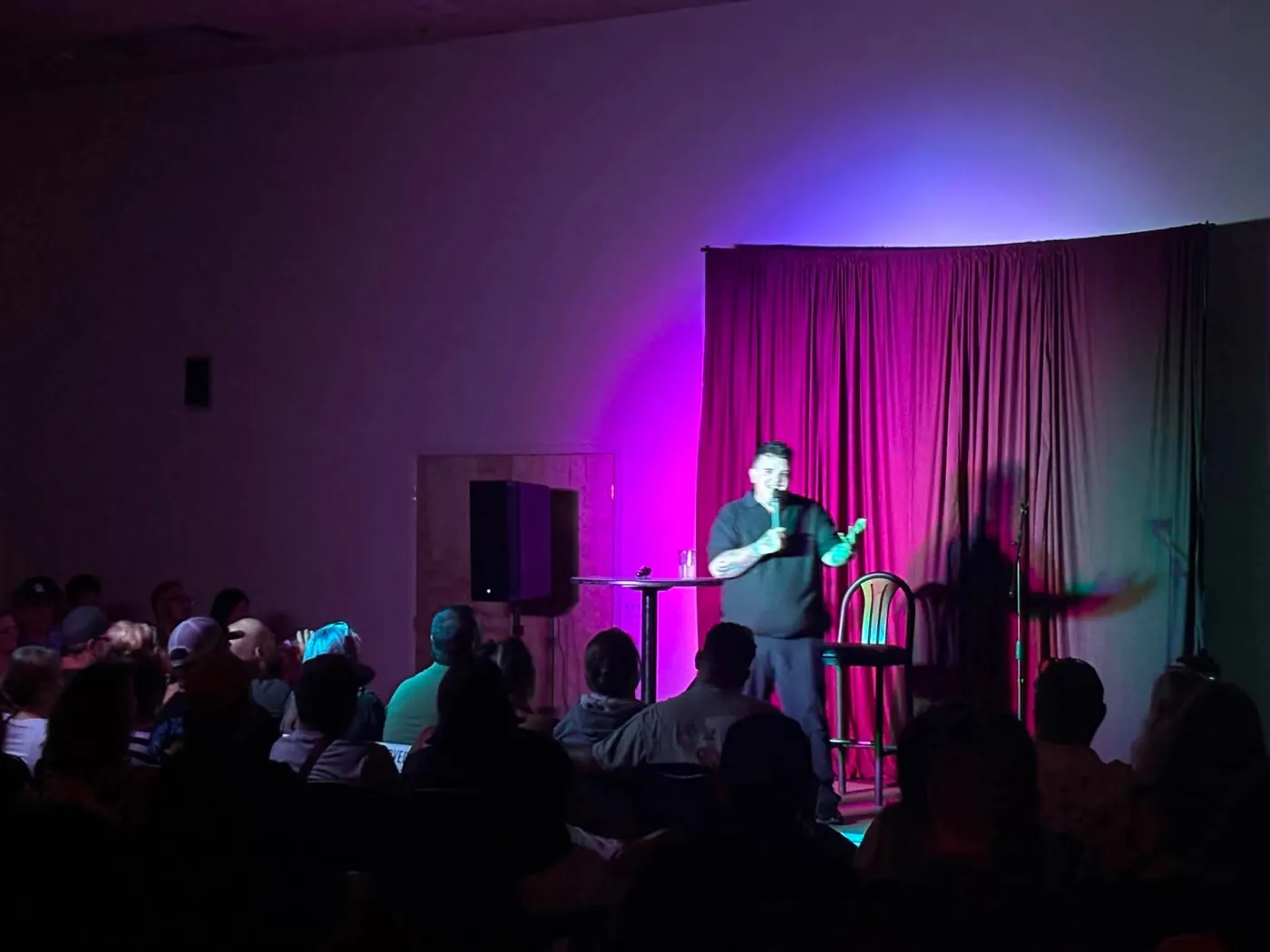 AJ Deleon at Packed room