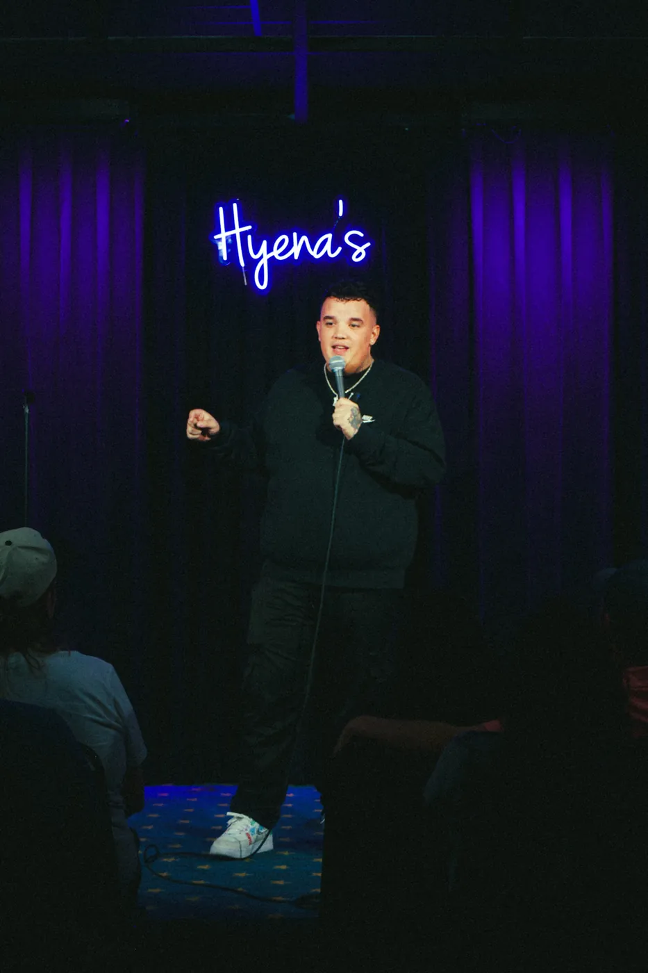 AJ Deleon at Hyena's Comedy Nightclub, Albuquerque